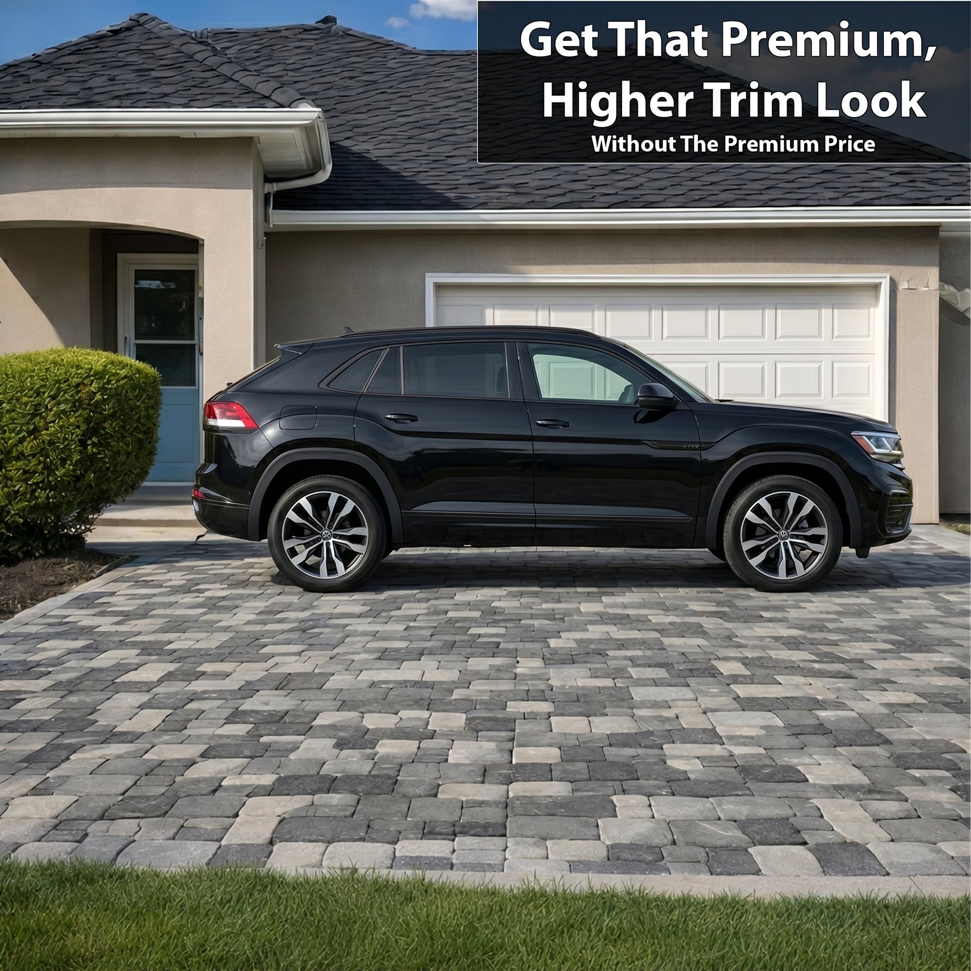 Volkswagen Atlas Cross Sport 2020-2026 Blackout Chrome Delete Kit - Precut Gloss Black Vinyl Overlays