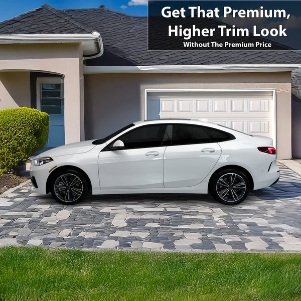 Fits BMW 2 Series 2020-2024 Vinyl Chrome Delete Grille Blackout Decal Stickers Overlay Film