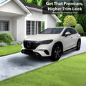 Fits Mercedes-Benz EQE SUV 2023-2025 Vinyl Chrome Delete Grille Blackout Decal Stickers Overlay Film
