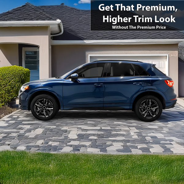 Vinyl Chrome Delete Blackout Decal Stickers Overlay Film Fits Audi Q3 2019 - 2025 - Bogar Tech Designs
