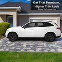 Vinyl Chrome Delete Grille Side Window Rear Rim Blackout Decal Stickers Overlay Film Fits Mercedes - Benz GLC - Bogar Tech Designs