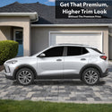 Buick Encore GX 2020-2026 Front Grille Blackout Chrome Delete Kit – Precut Gloss Black Vinyl Overlays