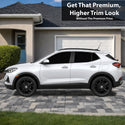 Buick Encore GX 2020-2026 Front Grille Blackout Chrome Delete Kit – Precut Gloss Black Vinyl Overlays
