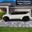 Vinyl Chrome Delete Blackout Decal Stickers Overlay Film Fits Kia EV9 2024-2025