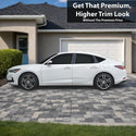 Acura Integra 2023-2026 Window Trim Blackout Chrome Delete Kit – Precut Gloss Black Vinyl Overlays