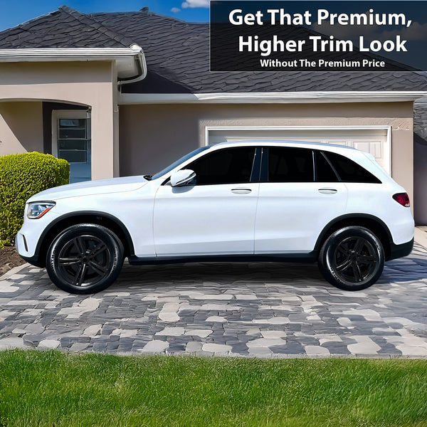 Fits Mercedes-Benz GLC-Class 2016-2022 Vinyl Chrome Delete Grille Blackout Decal Stickers Overlay Film