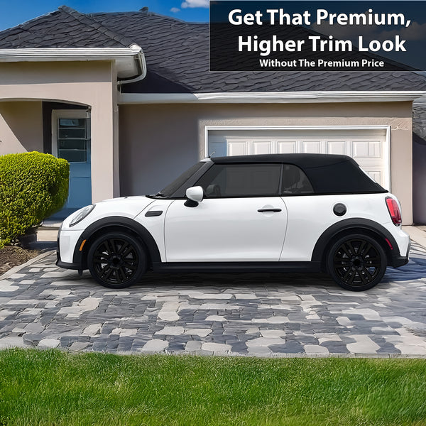 Vinyl Chrome Delete Side Window Rear Blackout Decal Stickers Overlay Film Fits Mini Cooper 2016 - 2025 - Bogar Tech Designs