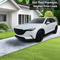 Vinyl Chrome Delete Wheel Rim Front Grille Trim Blackout Decal Stickers Overlay Film Fits Mazda CX-9 2016-2023