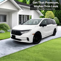 Vinyl Chrome Delete Front Grille Side Window Trim Blackout Decal Stickers Overlay Film Fits Honda Odyssey - Bogar Tech Designs