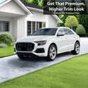 Vinyl Chrome Delete Blackout Decal Stickers Overlay Fits Audi Q8 2019 - 2025 - Bogar Tech Designs