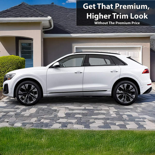 Vinyl Chrome Delete Blackout Decal Stickers Overlay Fits Audi Q8 2019 - 2025 - Bogar Tech Designs
