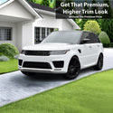 Vinyl Chrome Delete Side Window Front Rear Bumper Wheel Rim Trim Blackout Decal Stickers Overlay Film Fits Range Rover Sport 2018 - 2022 - Bogar Tech Designs