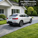 BMW X4 2019-2025 Blackout Chrome Delete Kit – Precut Gloss Black Vinyl Overlays