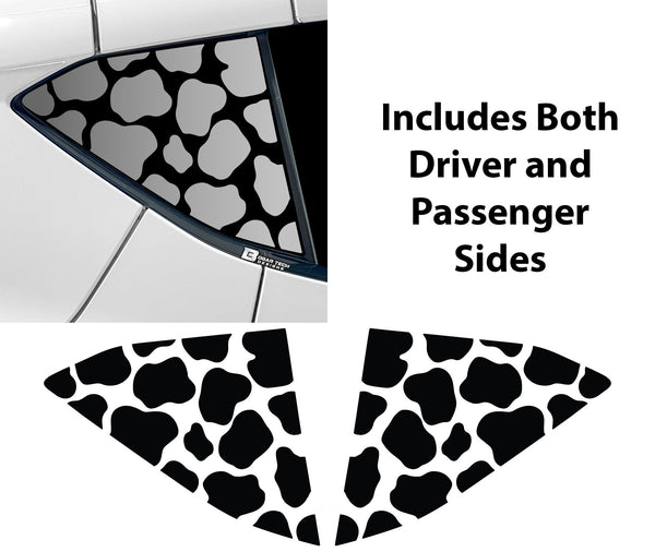 Animal Leopard Cheetah Cow Window Vinyl Decal Stickers Fits Chevy Corvette 2020-2026