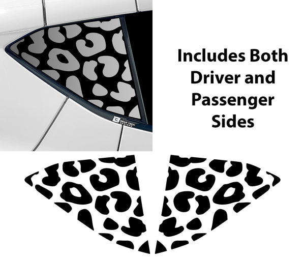 Animal Leopard Cheetah Cow Window Vinyl Decal Stickers Fits Chevy Corvette 2020-2026
