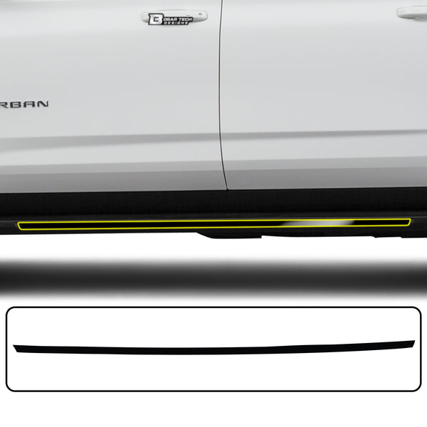 Vinyl Chrome Delete Trim Blackout Decal Stickers Overlay Film Fits Chevrolet Tahoe & Suburban 2021 2022 2023 2024 2025 - Bogar Tech Designs