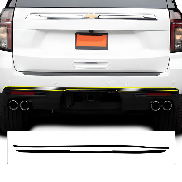 Vinyl Chrome Delete Trim Blackout Decal Stickers Overlay Film Fits Chevrolet Tahoe & Suburban 2021 2022 2023 2024 2025 - Bogar Tech Designs
