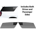 American Flag Window Vinyl Decal Stickers Fits Chevy Suburban GMC Yukon XL 2021-2025Blue Pink Red Green Line