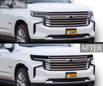 FIONE Full LED Headlights Assembly Compatible with Chevy Tahoe/Suburban 2021 2022 2023 WITH LED Running Light Factory Headlamps Left Driver Side LH FIONE Full LED Headlights Assembly Compatible with Chevy Tahoe/Suburban 2021 2022 2023 WITH LED Running Light Factory Headlamps Left Driver Side LH