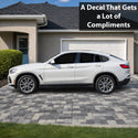 Fits BMW X4 2019-2026 Animal Leopard Cheetah Cow Window Vinyl Decal Stickers