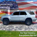 Precut Window American Flag Vinyl Decal Stickers Fits Toyota 4Runner 2003 - 2009 - Bogar Tech Designs