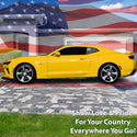 Quarter Window American Flag Vinyl Decal Stickers Fits Camaro 2016 - 2025 - Bogar Tech Designs