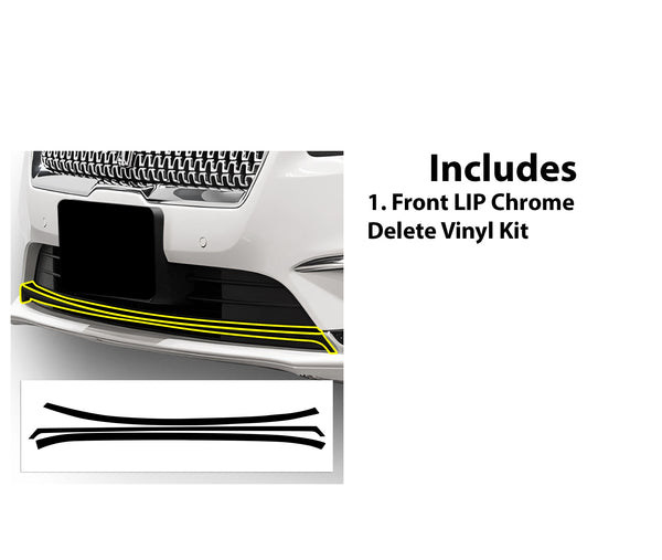 Vinyl Chrome Delete Grille Side Window Rear Blackout Decal Stickers Overlay Film Fits Lincoln MKZ 2013 - 2020 - Bogar Tech Designs