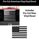 Window American Flag Vinyl Decal Stickers Fits Chevrolet Colorado 2015 - 2025 - Bogar Tech Designs