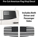 Window American Flag Vinyl Decal Stickers Fits Chevrolet Colorado 2015 - 2025 - Bogar Tech Designs