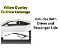 Vinyl Wrap Chrome Delete Grille Side Window Blackout Decal Stickers Overlay Film Fits Lexus RC 2015 - 2025 - Bogar Tech Designs