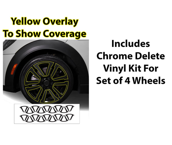 Vinyl Chrome Delete Side Window Rear Blackout Decal Stickers Overlay Film Fits Mini Cooper 2016 - 2025 - Bogar Tech Designs