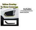 Vinyl Chrome Delete Grille Side Window Rear Blackout Decal Stickers Overlay Film Fits Cadillac XT5 2017 - 2025 - Bogar Tech Designs