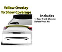 Vinyl Chrome Delete Grille Side Window Rear Blackout Decal Stickers Overlay Film Fits Infiniti QX50 2019 - 2025 - Bogar Tech Designs