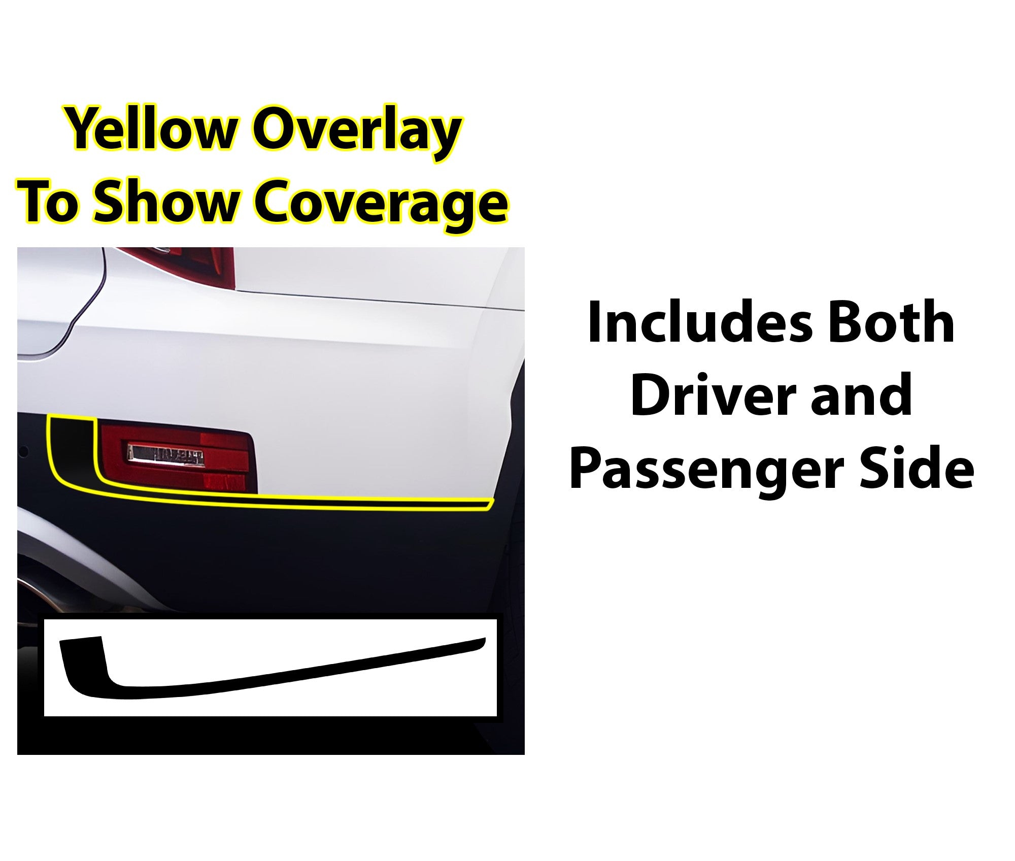 Side Window Skirt Vinyl Chrome Delete Trim Blackout Decal Stickers Overlay Film Fits Hyundai Palisade 2020 - 2025 - Bogar Tech Designs