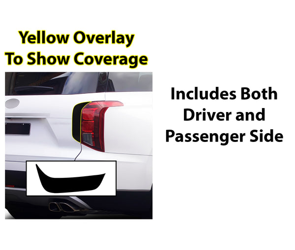 Side Window Skirt Vinyl Chrome Delete Trim Blackout Decal Stickers Overlay Film Fits Hyundai Palisade 2020 - 2025 - Bogar Tech Designs