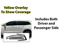 Vinyl Chrome Delete Grille Side Window Rear Blackout Decal Stickers Overlay Film Fits Cadillac XT6 2020 - 2025 - Bogar Tech Designs