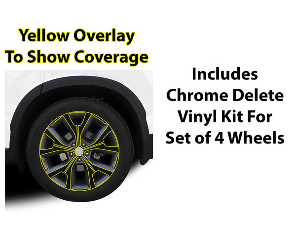 Side Window Skirt Vinyl Chrome Delete Trim Blackout Decal Stickers Overlay Film Fits Hyundai Palisade 2020 - 2025 - Bogar Tech Designs