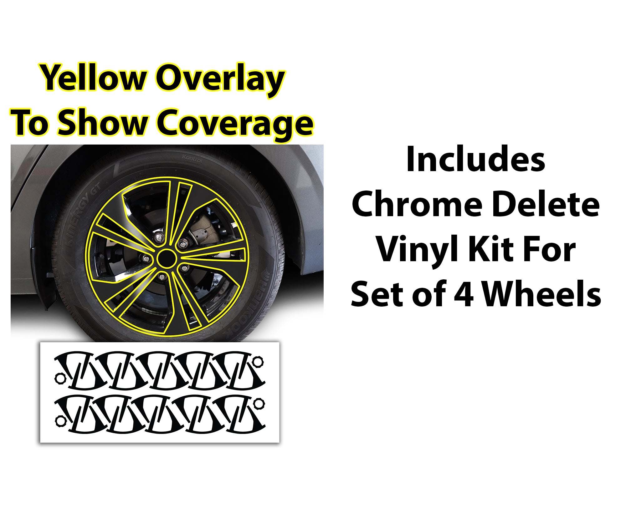 Vinyl Chrome Delete Grille Side Window Wheel Blackout Decal Stickers Overlay Film Fits Nissan Sentra 2020 - 2025 - Bogar Tech Designs