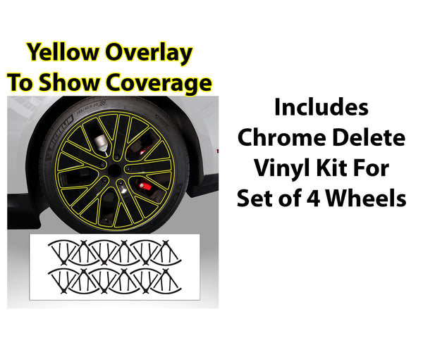 Vinyl Chrome Delete Side Window Rear Blackout Decal Stickers Overlay Film Fits Porsche Taycan 2020 - 2025 - Bogar Tech Designs
