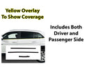 Fits Volkswagen Atlas Cross Sport Vinyl Chrome Delete Grille Side Window Rear Blackout Dechrome Decal Stickers Overlay Film 2020 - 2025 - Bogar Tech Designs