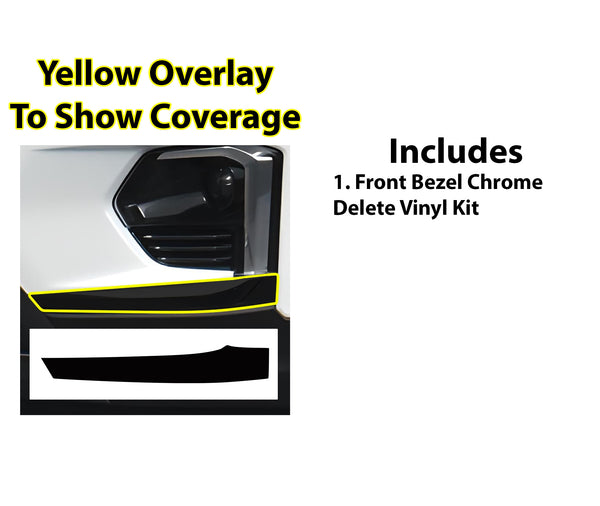 Vinyl Chrome Delete Grille Side Window Blackout Decal Stickers Overlay Film Fits Chevrolet Traverse 2018 - 2023 - Bogar Tech Designs