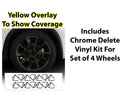 Vinyl Chrome Delete Grille Side Window Wheel Blackout Decal Stickers Overlay Film Fits Infiniti QX55 2022 - 2025 - Bogar Tech Designs