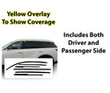 Vinyl Chrome Delete Grille Side Window Rear Blackout Decal Stickers Overlay Film Fits Infiniti QX60 2022 - 2025 - Bogar Tech Designs