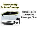 Vinyl Chrome Delete Side Window Wheel Blackout Decal Stickers Overlay Film Fits Lexus NX 2022-2025