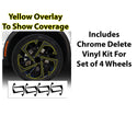 Vinyl Chrome Delete Grille Side Window Rear Blackout Decal Stickers Overlay Film Fits Mitsubishi Outlander 2022-2025