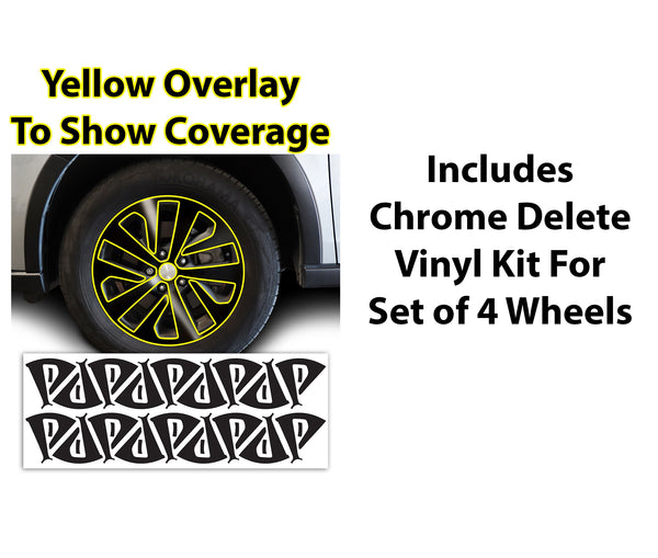 Vinyl Chrome Delete Side Window Blackout Decal Stickers Overlay Film Fits Subaru Outback Subaru Outback 2020 - 2025 - Bogar Tech Designs