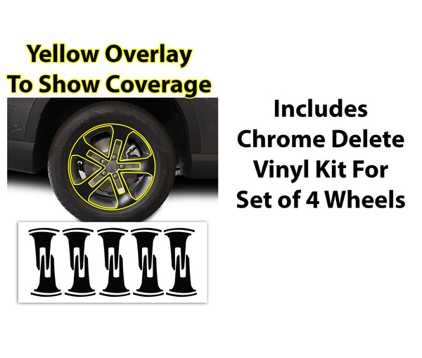 Vinyl Chrome Delete Grille Window Wheel Blackout Decal Stickers Overlay Film Fits Honda Pilot 2023 - 2025 - Bogar Tech Designs