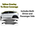 Vinyl Chrome Delete Side Window Blackout Decal Stickers Overlay Film Fits Nissan Ariya 2023 - 2025 - Bogar Tech Designs
