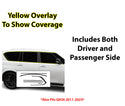 Vinyl Chrome Delete Blackout Decal Stickers Overlay Film Fits Infiniti QX80 - Bogar Tech Designs