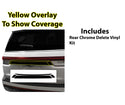 Fits Lincoln Navigator (L) 2018 - 2024 Vinyl Chrome Delete Blackout Decal Stickers Overlay Film - Bogar Tech Designs